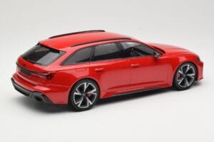 Audi RS6 C8 Avant Red Metallic Minichamps 1:18 155018010 Kov – obrázok 2 z 6