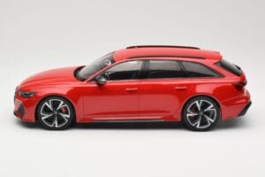 Audi RS6 C8 Avant Red Metallic Minichamps 1:18 155018010 Kov – obrázok 3 z 6