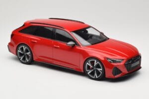 Audi RS6 C8 Avant Red Metallic Minichamps 1:18 155018010 Kov – obrázok 4 z 6