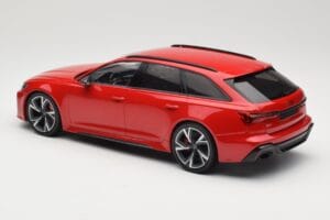 Audi RS6 C8 Avant Red Metallic Minichamps 1:18 155018010 Kov – obrázok 5 z 6