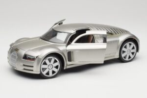 Audi Rosemeyer Strieborný Maisto 1:18 31625 Kov – obrázok 2 z 8