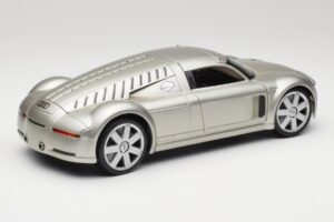 Audi Rosemeyer Strieborný Maisto 1:18 31625 Kov – obrázok 3 z 8