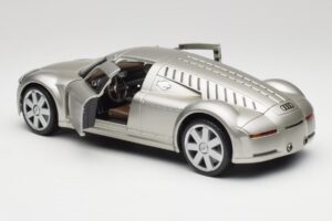 Audi Rosemeyer Strieborný Maisto 1:18 31625 Kov – obrázok 5 z 8