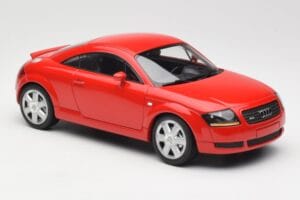Audi TT 8N Červený Minichamps 1:18 155017022 Kov – obrázok 4 z 6