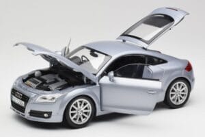 Audi TT 8N RHD Lake Strieborná Metalíza Minichamps 1:18 150015020 Kov – obrázok 2 z 8