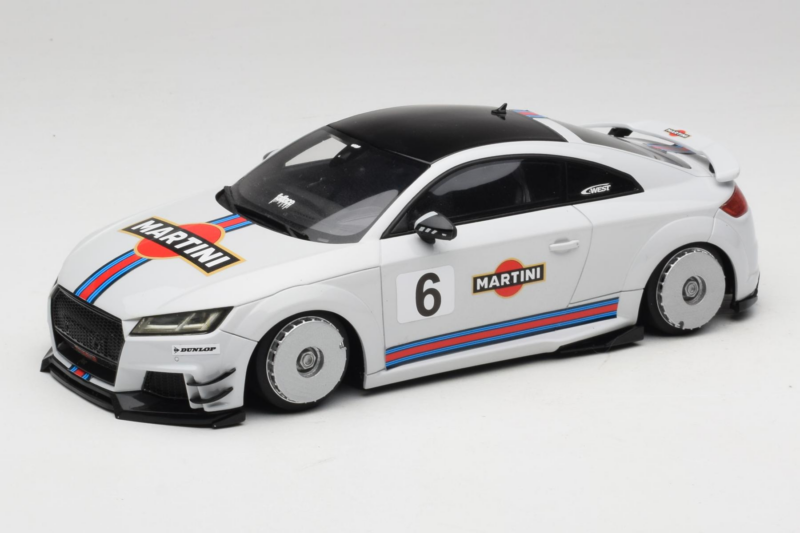 Audi TT ABT RS 8S Martini Šedý GT Spirit 1:18 GT152-C1 Živica