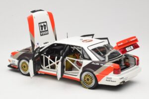Audi V8 Quattro DTM #44 Team AZR F. Jelinski 1991 Minichamps 1:18 100911044 Kov – obrázok 5 z 8