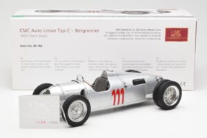 Auto Union Type C #111 H. Stuck Schauinsland Hillclimb Germany 1937 CMC 1:18 M-162 Kov – obrázok 6 z 6