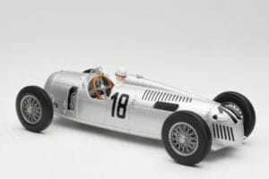 Auto Union Typ C #18 B. Rosemeyer Internationales Eifelrennen Nürburgring Winner 1936 Minichamps 1:18 155361018 Kov – obrázok 5 z 6