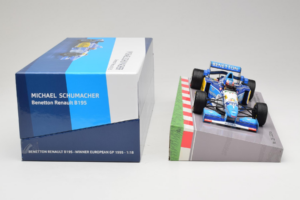 Benetton B195 Renault #1 M. Schumacher European GP Winner F1 World Champion 1995 Minichamps 1:18 513953201 Kov – obrázok 6 z 7