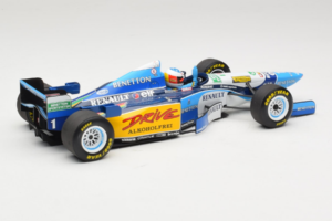 Benetton B195 Renault #1 M. Schumacher Benetton Formula French Grand Prix Winner 1995 Minichamps 1:18 100950001 Kov – obrázok 2 z 7