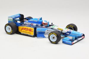 Benetton B195 Renault #1 M. Schumacher Benetton Formula French Grand Prix Winner 1995 Minichamps 1:18 100950001 Kov – obrázok 4 z 7