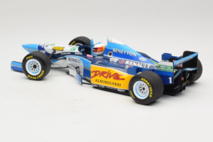 Benetton B195 Renault #1 M. Schumacher Benetton Formula French Grand Prix Winner 1995 Minichamps 1:18 100950001 Kov – obrázok 5 z 7
