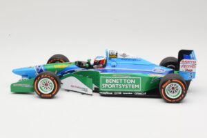 Benetton Ford B194 #5 M. Schumacher Demonstration Run Belgian GP 2017 Minichamps 1:18 510941705 Kov – obrázok 3 z 6