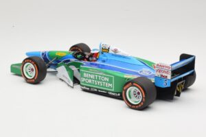 Benetton Ford B194 #5 M. Schumacher Demonstration Run Belgian GP 2017 Minichamps 1:18 510941705 Kov – obrázok 5 z 6