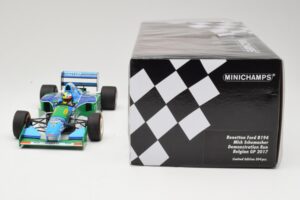 Benetton Ford B194 #5 M. Schumacher Demonstration Run Belgian GP 2017 Minichamps 1:18 510941705 Kov – obrázok 6 z 6