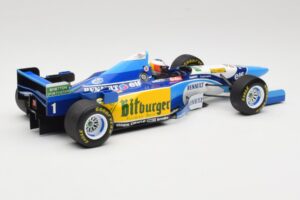 Benetton Renault B195 #1 M. Schumacher Winner Belgian GP 1995 Minichamps 1:18 510952901 Kov – obrázok 2 z 6