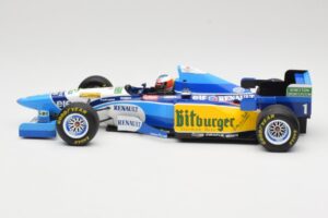 Benetton Renault B195 #1 M. Schumacher Winner Belgian GP 1995 Minichamps 1:18 510952901 Kov – obrázok 3 z 6