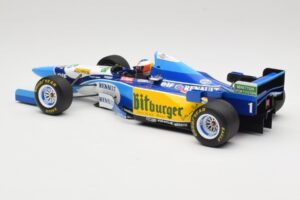 Benetton Renault B195 #1 M. Schumacher Winner Belgian GP 1995 Minichamps 1:18 510952901 Kov – obrázok 5 z 6