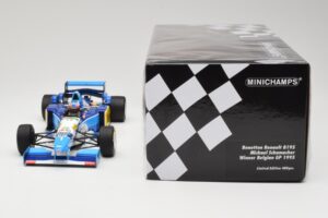 Benetton Renault B195 #1 M. Schumacher Winner Belgian GP 1995 Minichamps 1:18 510952901 Kov – obrázok 6 z 6