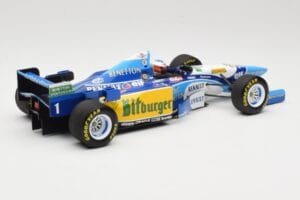 Benetton Renault B195 #1 M. Schumacher Winner German GP 1995 Minichamps 1:18 510952701 Kov – obrázok 2 z 6