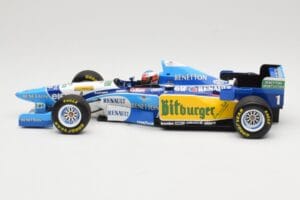 Benetton Renault B195 #1 M. Schumacher Winner German GP 1995 Minichamps 1:18 510952701 Kov – obrázok 3 z 6