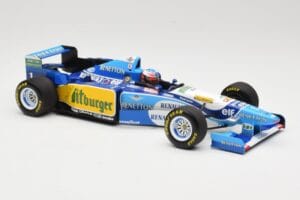 Benetton Renault B195 #1 M. Schumacher Winner German GP 1995 Minichamps 1:18 510952701 Kov – obrázok 4 z 6