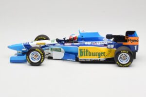 Benetton Renault B195 #1 M. Schumacher Winner Monaco GP 1995 Minichamps 1:18 510952301 Kov – obrázok 3 z 6