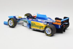 Benetton Renault B195 #1 M. Schumacher Winner Monaco GP 1995 Minichamps 1:18 510952301 Kov – obrázok 5 z 6