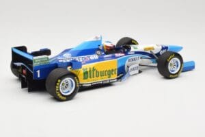 Benetton Renault B195 #1 M. Schumacher Winner Pacific GP F1 World Champion 1995 Minichamps 1:18 510953301 Kov – obrázok 2 z 6