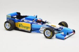 Benetton Renault B195 #1 M. Schumacher Winner Pacific GP F1 World Champion 1995 Minichamps 1:18 510953301 Kov – obrázok 4 z 6