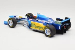 Benetton Renault B195 #1 M. Schumacher Winner Pacific GP F1 World Champion 1995 Minichamps 1:18 510953301 Kov – obrázok 5 z 6