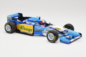 Benetton Renault B195 #2 J. Herbert Winner British GP 1995 Minichamps 1:18 110950802 Kov – obrázok 4 z 6