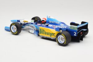 Benetton Renault B195 #2 J. Herbert Winner British GP 1995 Minichamps 1:18 110950802 Kov – obrázok 5 z 6