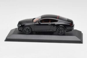 Bentley Continental GT Čierny S Čiernymi Ráfikmi Minichamps 1:43 BENTLEY002 Kov