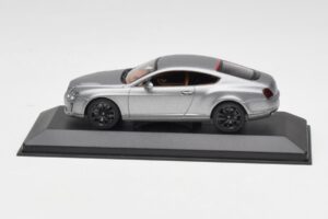 Bentley Continental GT Šedý S Čiernymi Ráfikmi Minichamps 1:43 BENTLEY001 Kov