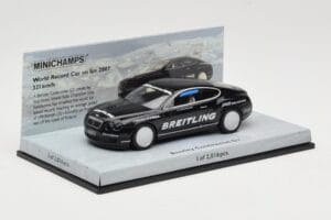 Bentley Continental GT World Record Car on Ice Čierny Minichamps 1:43 436139026-O Kov – obrázok 2 z 4