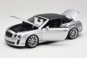 Bentley Continental Supersports Kabriolet 1. Generácia Strieborný Bburago 1:18 18-11037S Kov – obrázok 2 z 8