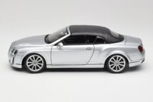 Bentley Continental Supersports Kabriolet 1. Generácia Strieborný Bburago 1:18 18-11037S Kov – obrázok 4 z 8