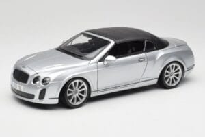Bentley Continental Supersports Kabriolet 1. Generácia Strieborný Bburago 1:18 18-11037S Kov