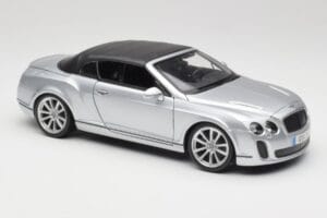 Bentley Continental Supersports Kabriolet 1. Generácia Strieborný Bburago 1:18 18-11037S Kov – obrázok 6 z 8