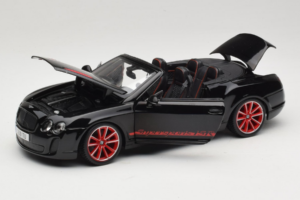Bentley Continental Supersports ISR Kabriolet Čierny S Červenými Diskami Bburago 1:18 18-11035 Kov – obrázok 2 z 8