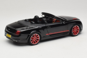 Bentley Continental Supersports ISR Kabriolet Čierny S Červenými Diskami Bburago 1:18 18-11035 Kov – obrázok 3 z 8