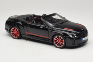 Bentley Continental Supersports ISR Kabriolet Čierny S Červenými Diskami Bburago 1:18 18-11035 Kov – obrázok 6 z 8