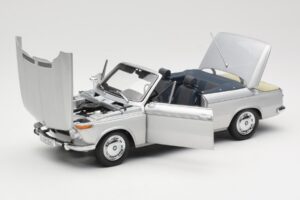 BMW 1600 Kabriolet Strieborný Minichamps 1:18 80430145819 Kov – obrázok 2 z 8