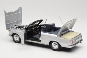 BMW 1600 Kabriolet Strieborný Minichamps 1:18 80430145819 Kov – obrázok 5 z 8