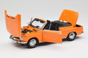 BMW 1600 Kabriolet Oranžový Minichamps 1:18 100021030-O Kov – obrázok 2 z 8