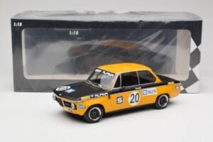 BMW 1600 E10 #20 Alpina H. Marko Class Winner Austria Trophy Salzburg ETCC 1970 Minichamps 1:18 155702620 Kov – obrázok 6 z 6