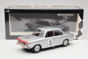 BMW 1800 TiSA #3 D. Glemser / J. Ickx 24 Hours of Spa 1965 Minichamps 1:18 155652903 Kov – obrázok 6 z 6