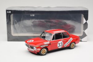 BMW 2002 Jockey Racing #33 B. Tobiasson / L. Nordstrom 6 Hours Nurburgring 1972 Minichamps 1:18 155722633 Kov – obrázok 6 z 6